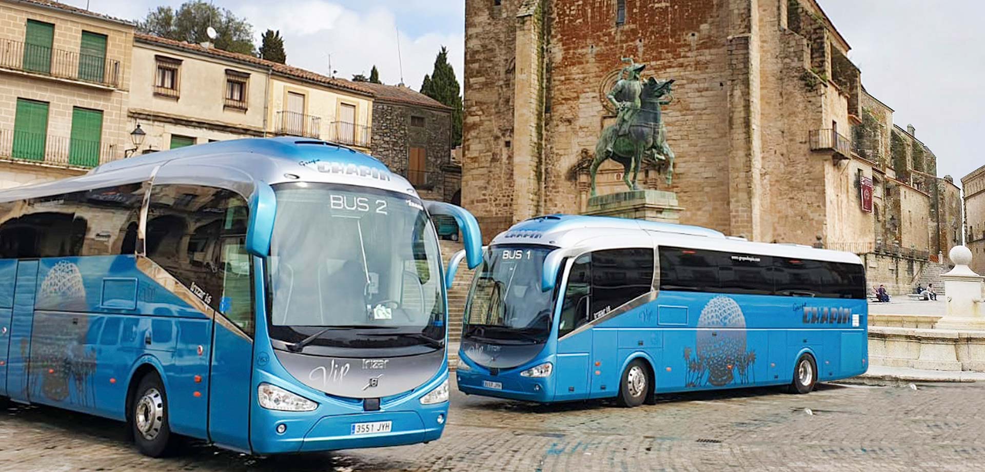 Alquiler de autobuses y autocares en Madrid Grupo CHAPÍN