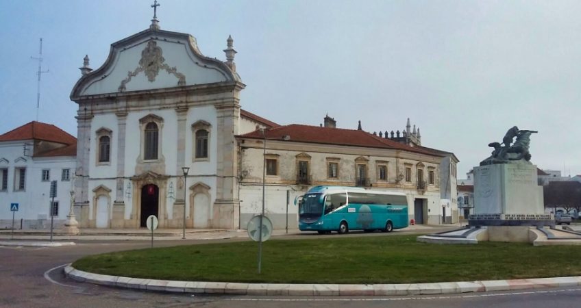 Viajamos a Estremoz con el autobús del Grupo Chapín
